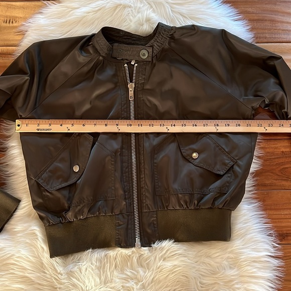 Free people army green bomber jacket Sz XS - Picture 6 of 14